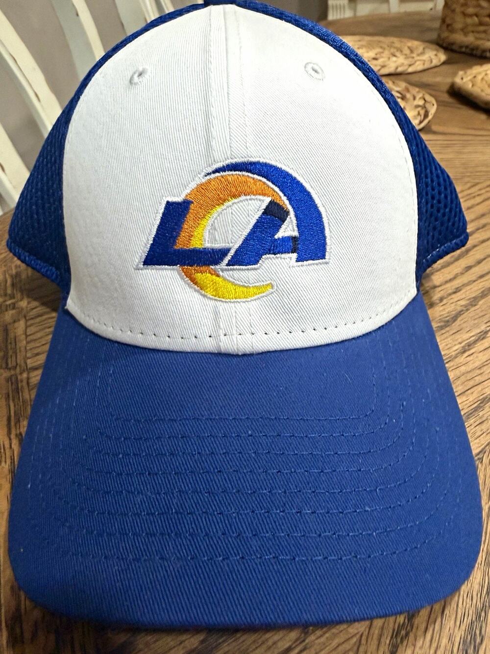 Shell Oil New Era 9FORTY Adjustable Hat Blue Mesh Employee Promo Cap OS